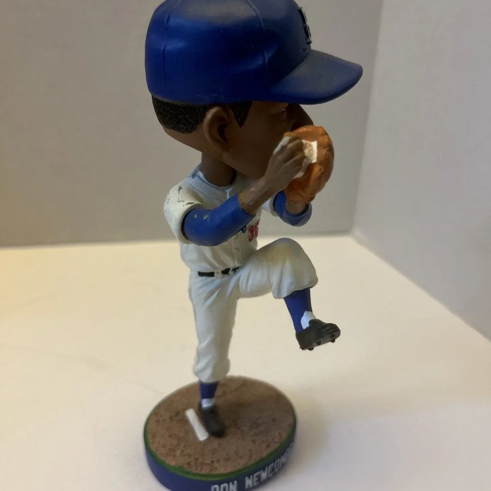 bobblehead of Don Newcombe, a legendary pitcher for the Brooklyn Dodgers
